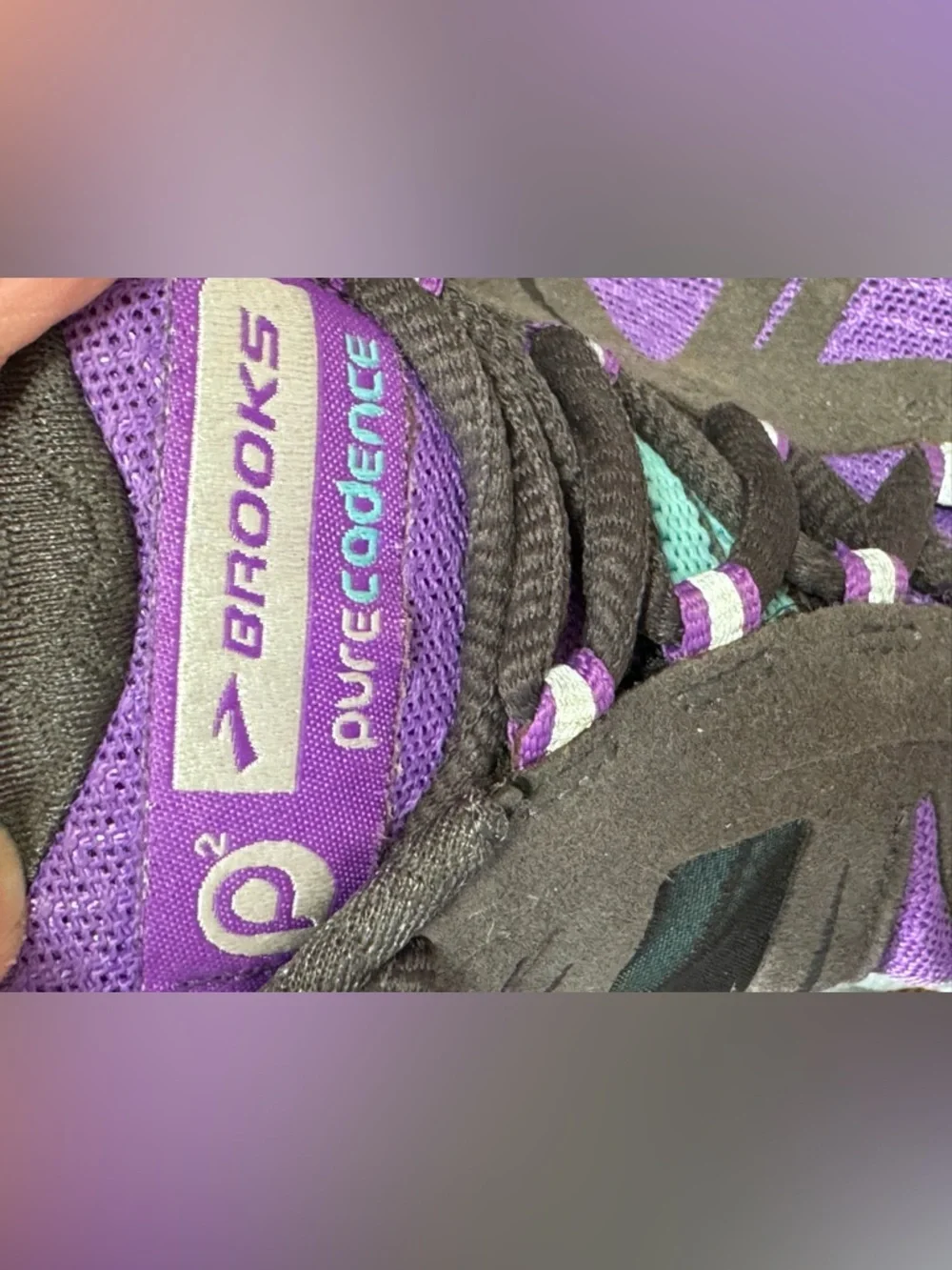 Brooks PureCadence 2 Running Shoes - Purple & Gray - Size 9